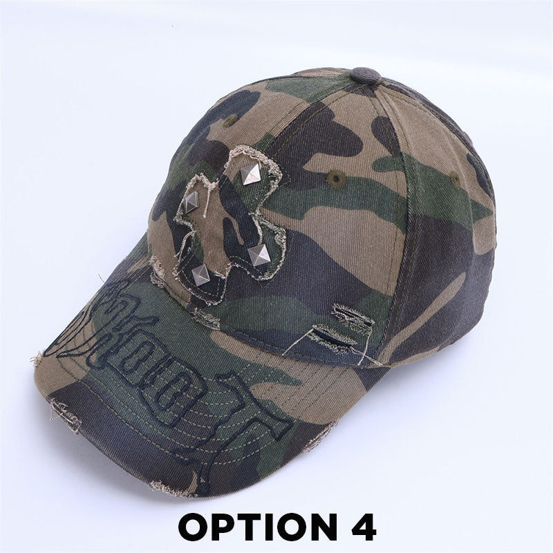 American Letter Embroidery Duckbill Baseball Cap