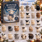 Sheep Advent Calendar 2026, Christmas 24 Days Advent Calendar, Acrylic Sheep Ornaments, Sheep Lover Gift, Farm Animal Gift, Christmas Decor