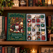 Book Lover Advent Calendar, Christmas Ornament Set, 24 Day Reading Countdown