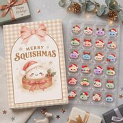 Dumpling Squishy Hunter Christmas Advent Calendar 2026 - 24 Day Spirits Countdown, Acrylic Charms Blind Box - Gift For Family