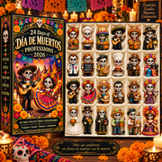 24 Days of Día de Muertos Professions 2026 – 24-Day Collectible Countdown Calendar with 24 Unique Profession Miniatures
