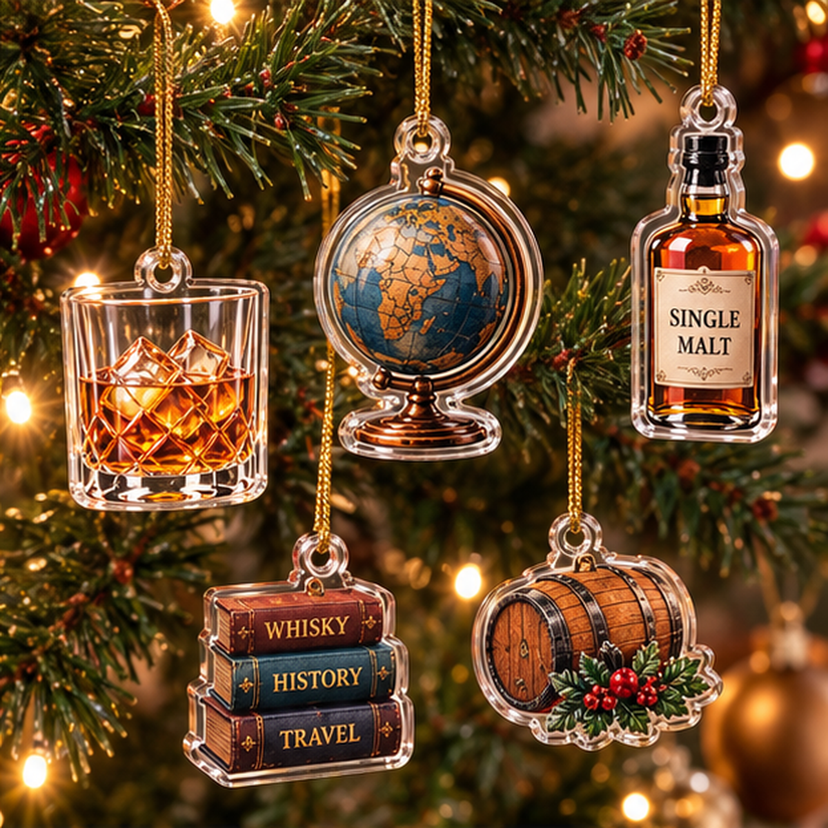Whisky Explorer Advent Calendar 2026, 24 Days of Global Drams & Surprises, Travel Theme Christmas Countdown Gift, Holiday Decor