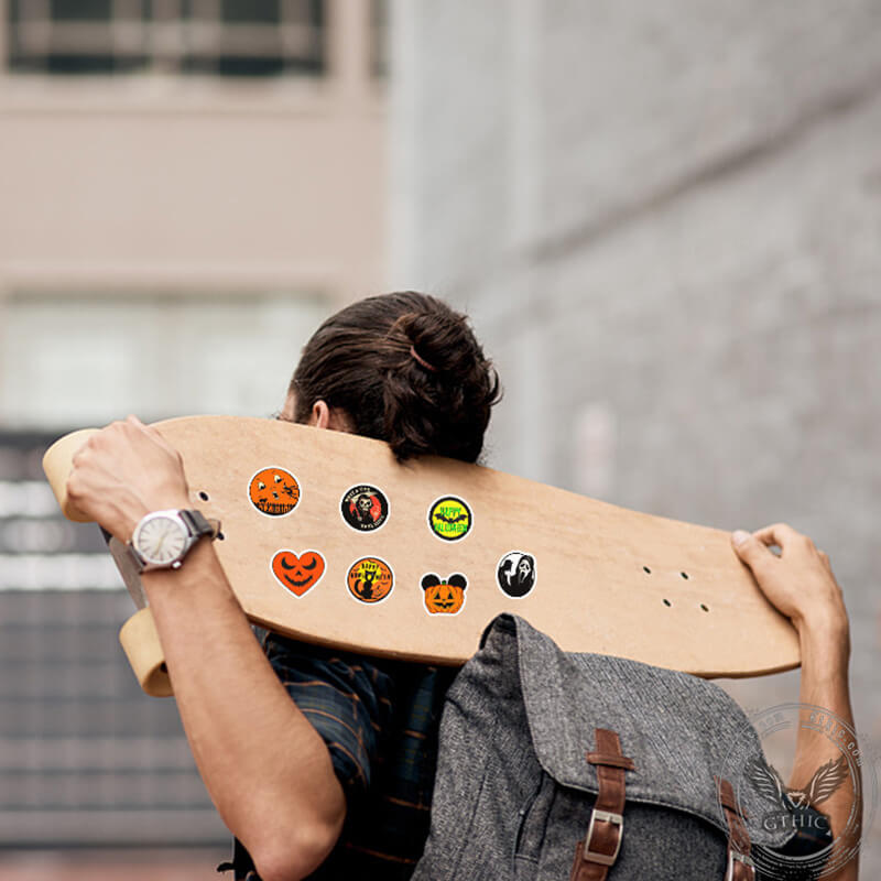 50 Pcs Halloween Graffiti Waterproof Sticker