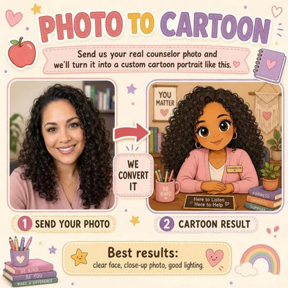 Personalized Teacher Advent Calendar: Custom Photo Blind Box, 24 Charms