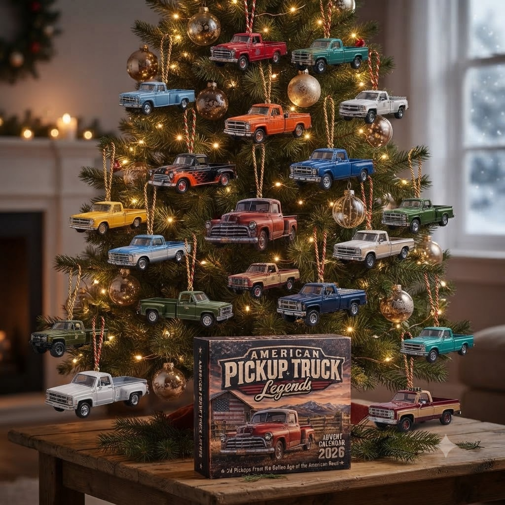 24 Days of American Pickup Truck Legends Advent Calendar 2026