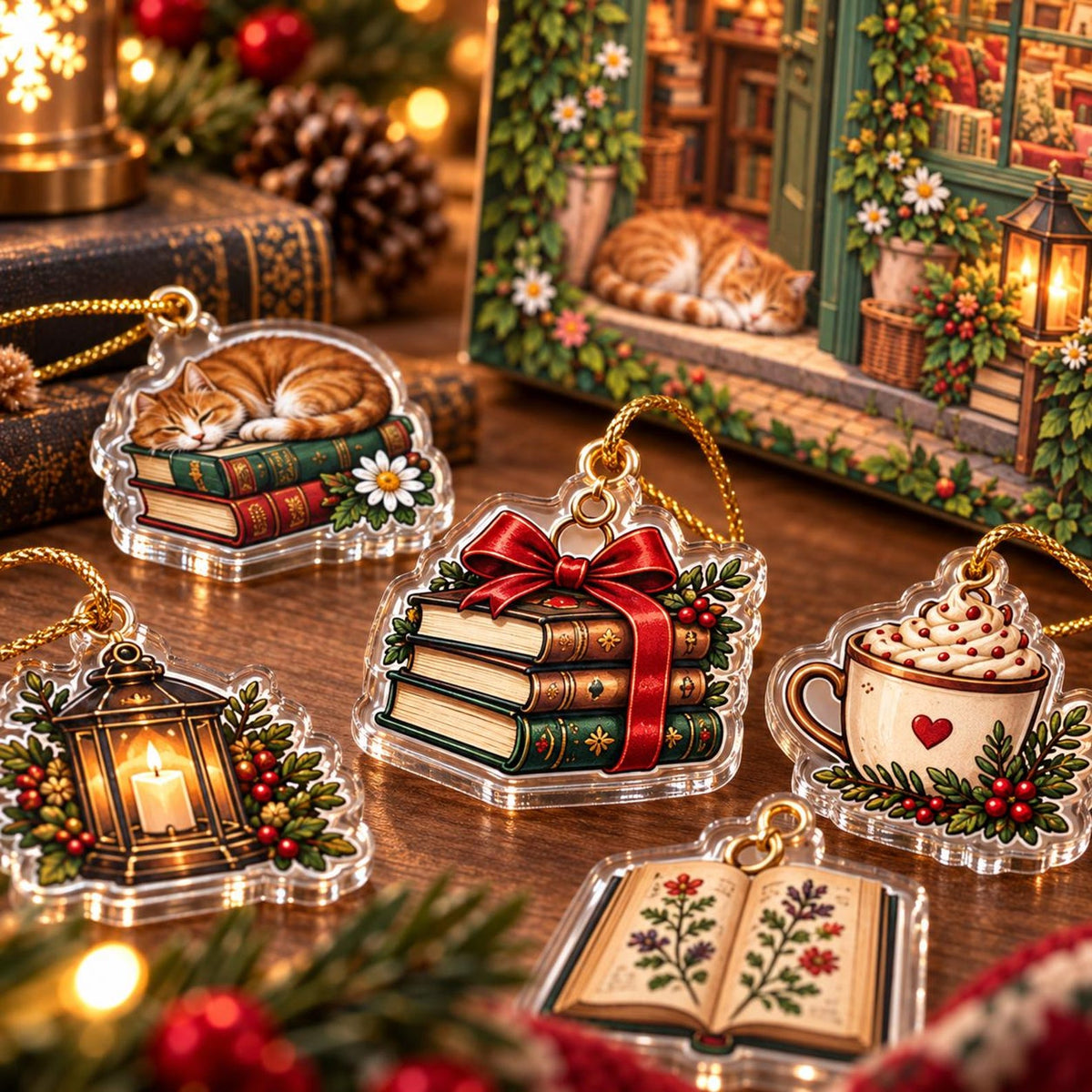 Personalized Book Lover Advent Calendar 2026, 24 Bookish Charms, Custom Reader Christmas Countdown Gift