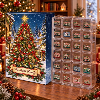 Christmas Songs Advent Calendar 2026 - 24 Day Spirits Countdown, Acrylic Charms Blind Box - Gift For Family