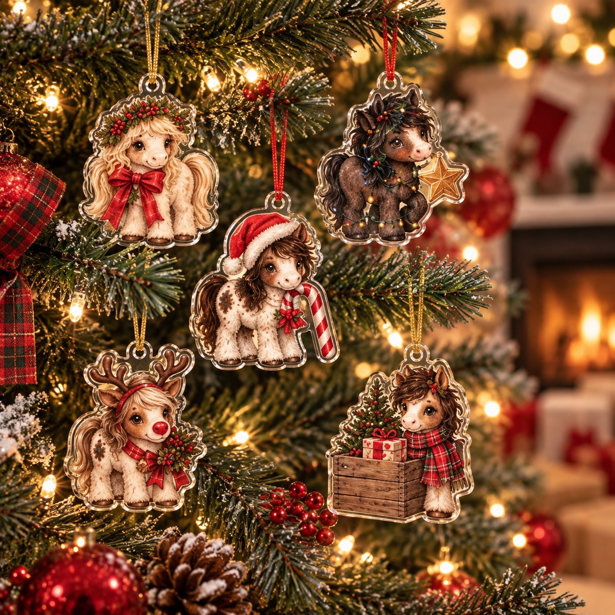 Personalized Christmas Pony Advent Calendar: Custom Name Horse Blind Box