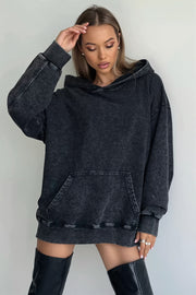 Washed Oversized Pullover Hoodie