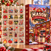 Firefighter Advent Calendar 2026, Personalized Firefighter Advent, 24 Firefighter Charms