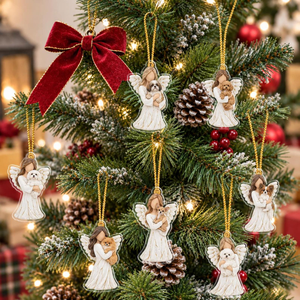 Memorial Angel Advent Calendar 2026, 24 Day Christmas Remembrance, Pet Memorial & Cardinal Angel Charms, Sympathy Keepsake