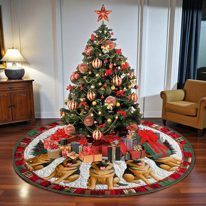 German Shepherd Christmas Tree Skirt UKHA5061101