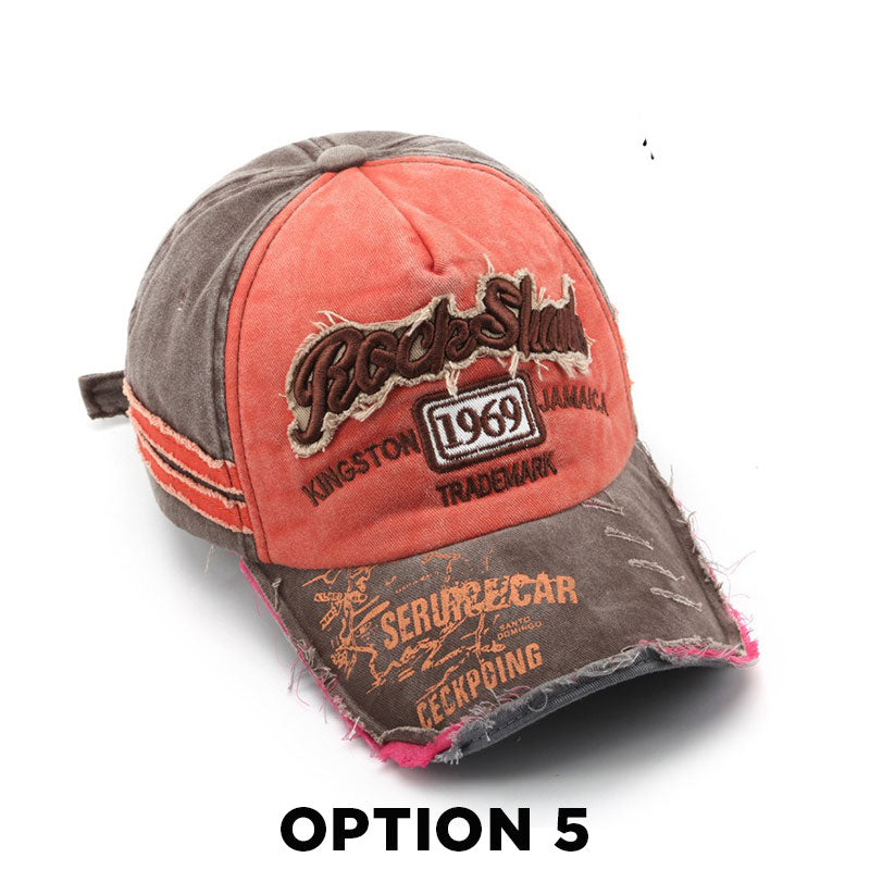 1969 Retro Washed Letter Embroidered Baseball Cap