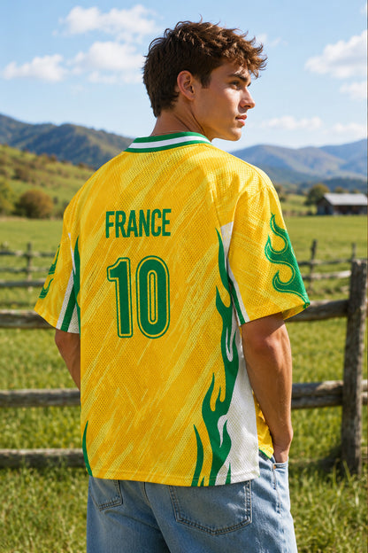 Men's France World Cup Jersey Casual T-Shirt