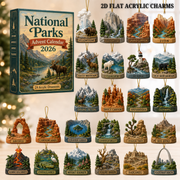 ational Parks Advent Calendar 2026 - 24-Day Festive Countdown, Acrylic Charms Blind Box - Gift For Family & Friends
