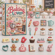 Baking Lover Advent Calendar 2026 - 24-Day Festive Countdown, Acrylic Charms Blind Box - Gift For Baking Lovers