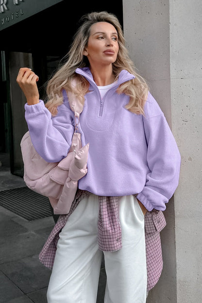 Fleece Quarter Zip Pullover