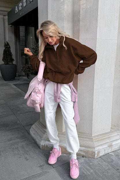 Fleece Quarter Zip Pullover