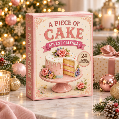 Cake Delight Advent Calendar 2026 - 24-Day Festive Countdown, Acrylic Charms Blind Box - Gift For Bakers