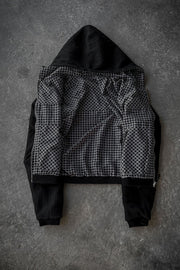 Reversible Plaid Zip Hoodie