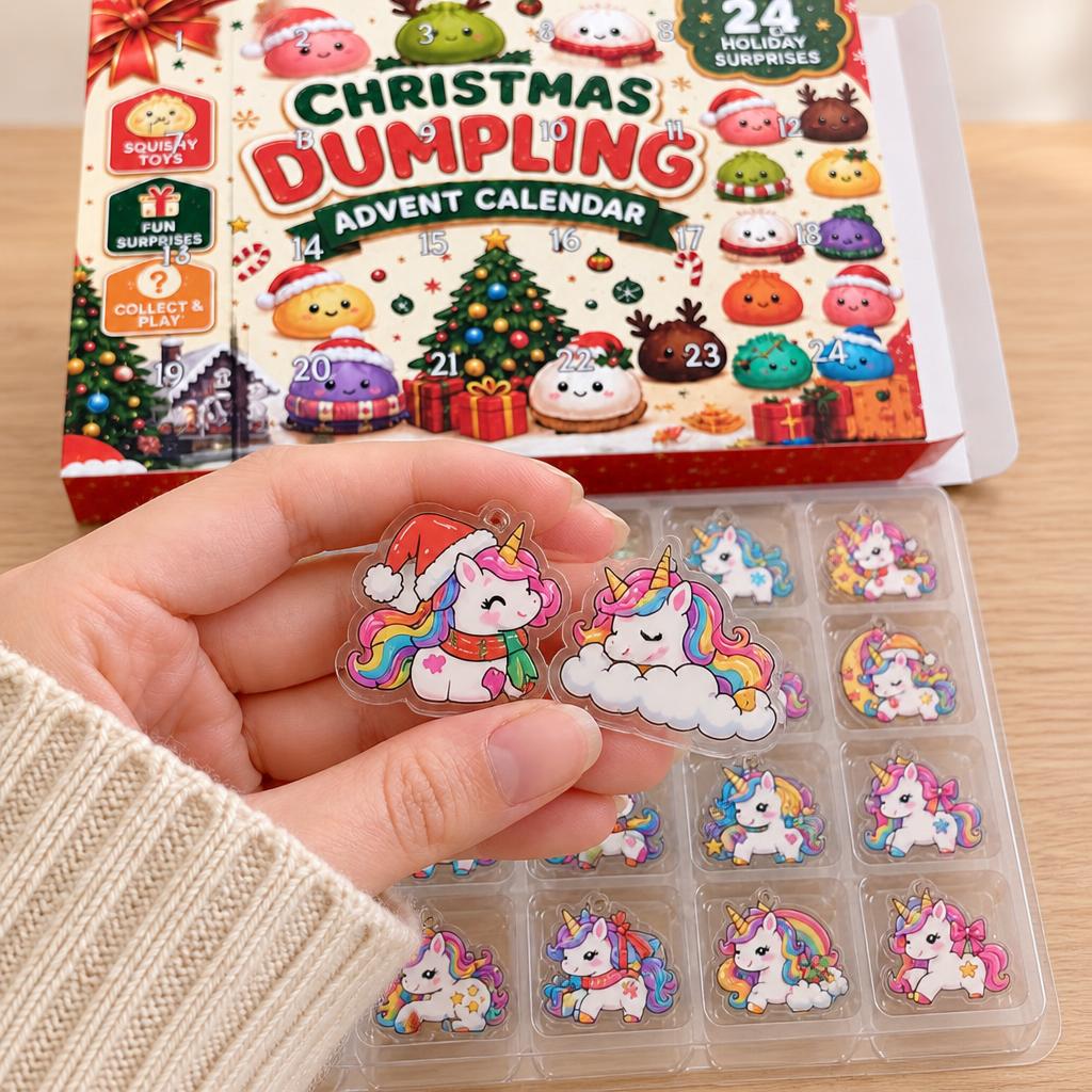 24 Days of Unicorn - Personalized Christmas Advent Calendar