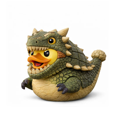 Ankylosaurus Dinosaur Rubber Duck Figurine