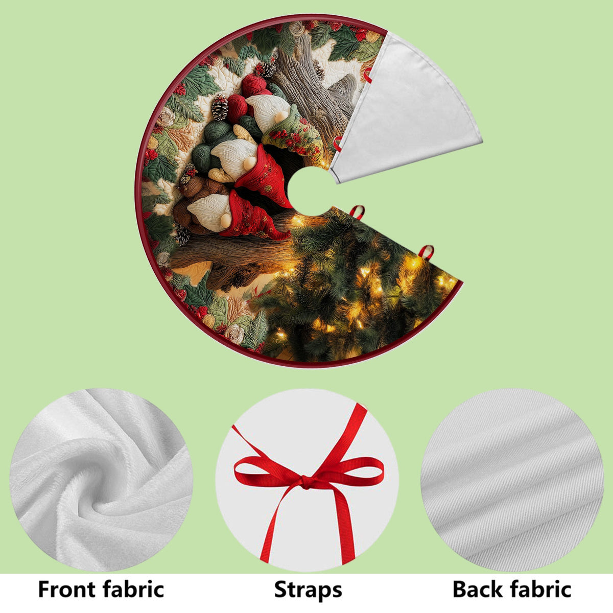 Gnomes Christmas Tree Skirt QFHH5051105