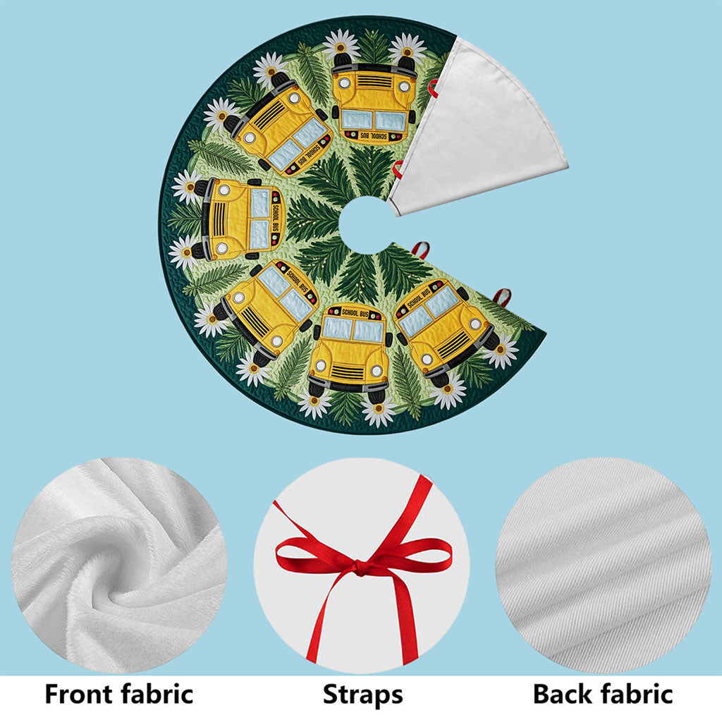 School Bus Christmas Tree Skirt QFTO5171001