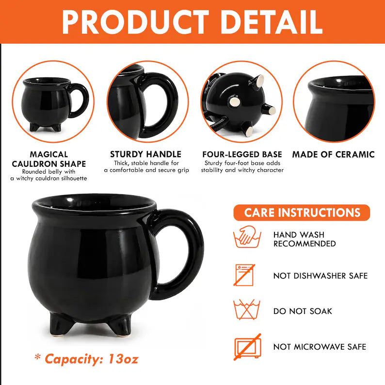 Personalised Witch Cauldron Mug Custom
