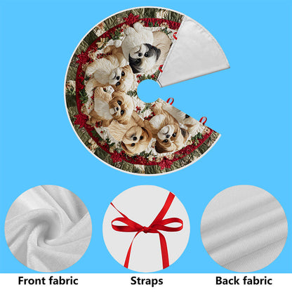 Shih Tzu Christmas Tree skirt UKPY5051102