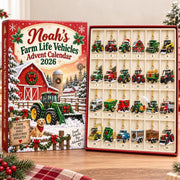 Farm Vehicle Advent Calendar 2026, Tractors and Trucks, Christmas Countdown Gift, 24 Day Motorsport Christmas Countdown