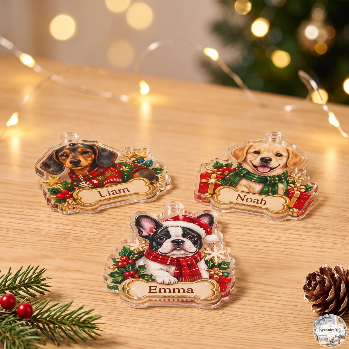 Mixed Breed Dog Advent Calendar 2026 | 24 Day Christmas Countdown with Personalized 2D Ornament