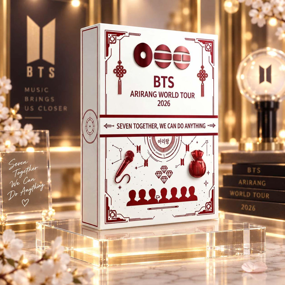 BTS World Tour 2026 Advent Calendar, Arirang 24 Day Blind Box, Kpop Charm Countdown Gift Set, Fan Collectible Christmas Gift