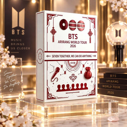 BTS World Tour 2026 Advent Calendar, Arirang 24 Day Blind Box, Kpop Charm Countdown Gift Set, Fan Collectible Christmas Gift