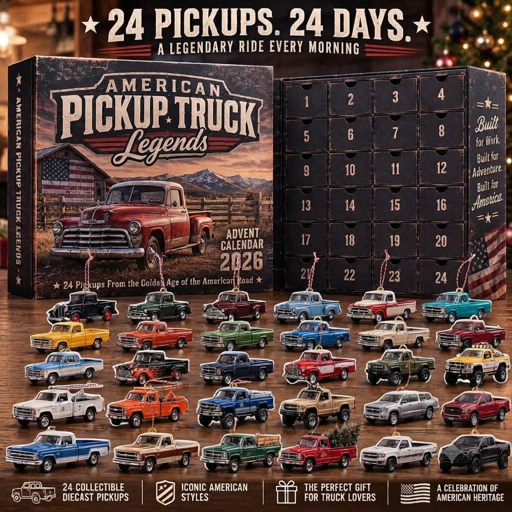 24 Days of American Pickup Truck Legends Advent Calendar 2026