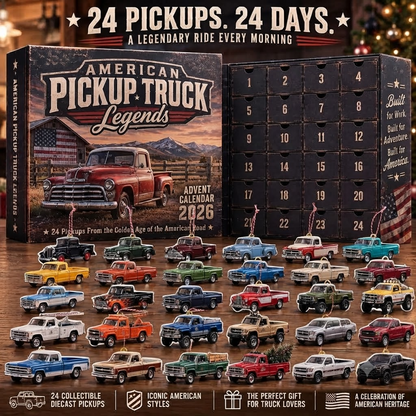 24 Days of American Pickup Truck Legends Advent Calendar 2026