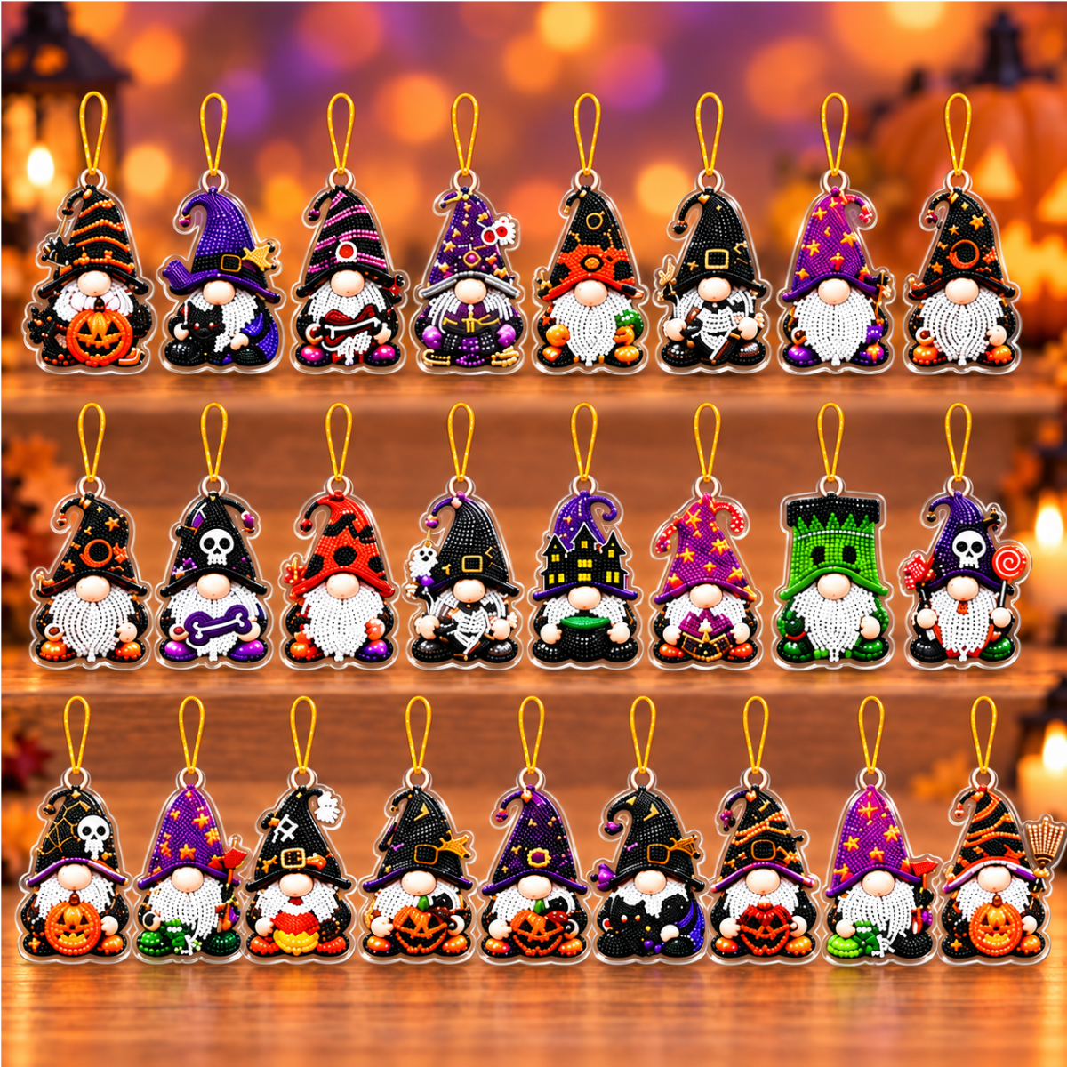 2026 Halloween Gnome Advent Calendar – 24 Days of Spooky Surprises, Cute Gnome Countdown with Halloween Treats, Fun Holiday Decor & Gift for Gnome Lovers