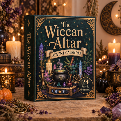 The Wiccan Altar Advent Calendar 2026 - 24-Day Festive Countdown, Acrylic Charms Blind Box - Gift For Witching Lovers