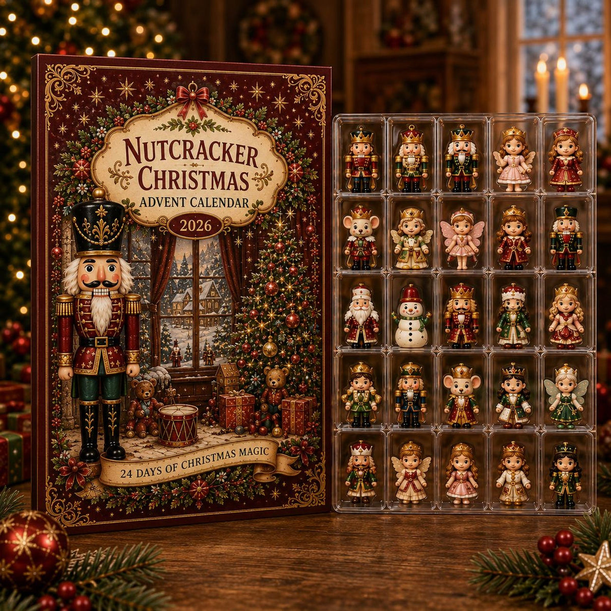 Christmas Advent Calendar, 24 Day Countdown, Holiday Countdown Gift, Winter Decor, Family Activity, Gift 2026, Holiday Magic