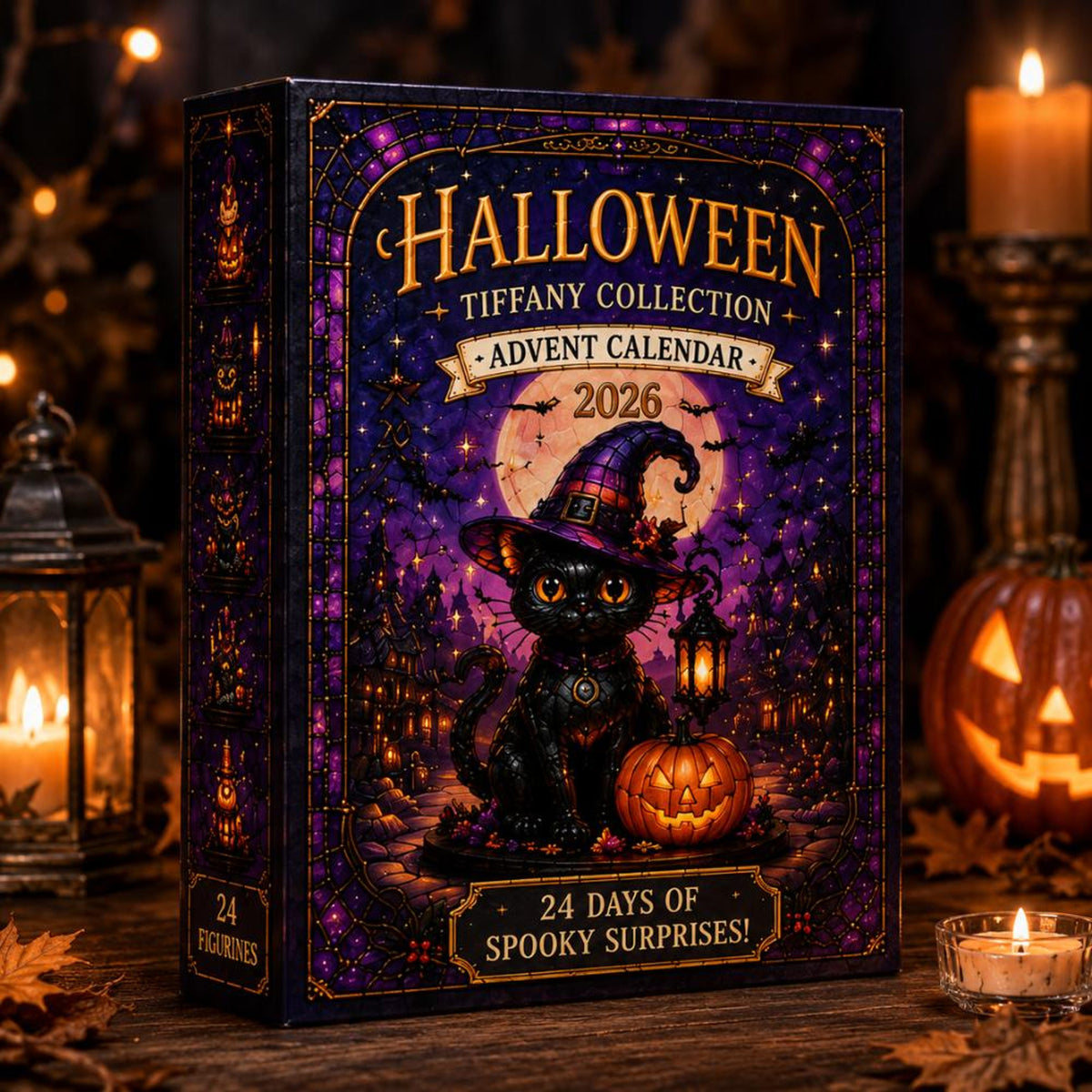 Halloween Advent Calendar, 24 Day Countdown Box, Mystery Box, Acrylic Figurines, Halloween Decor, Spooky Collectible, Blind Box, Halloween Gift