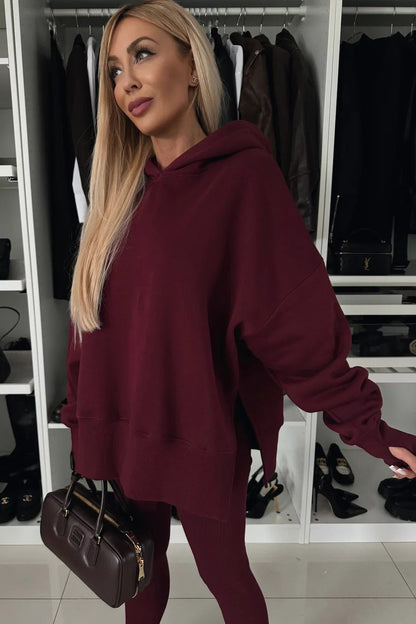 Striped Hoodie Jogger Two Piece Set