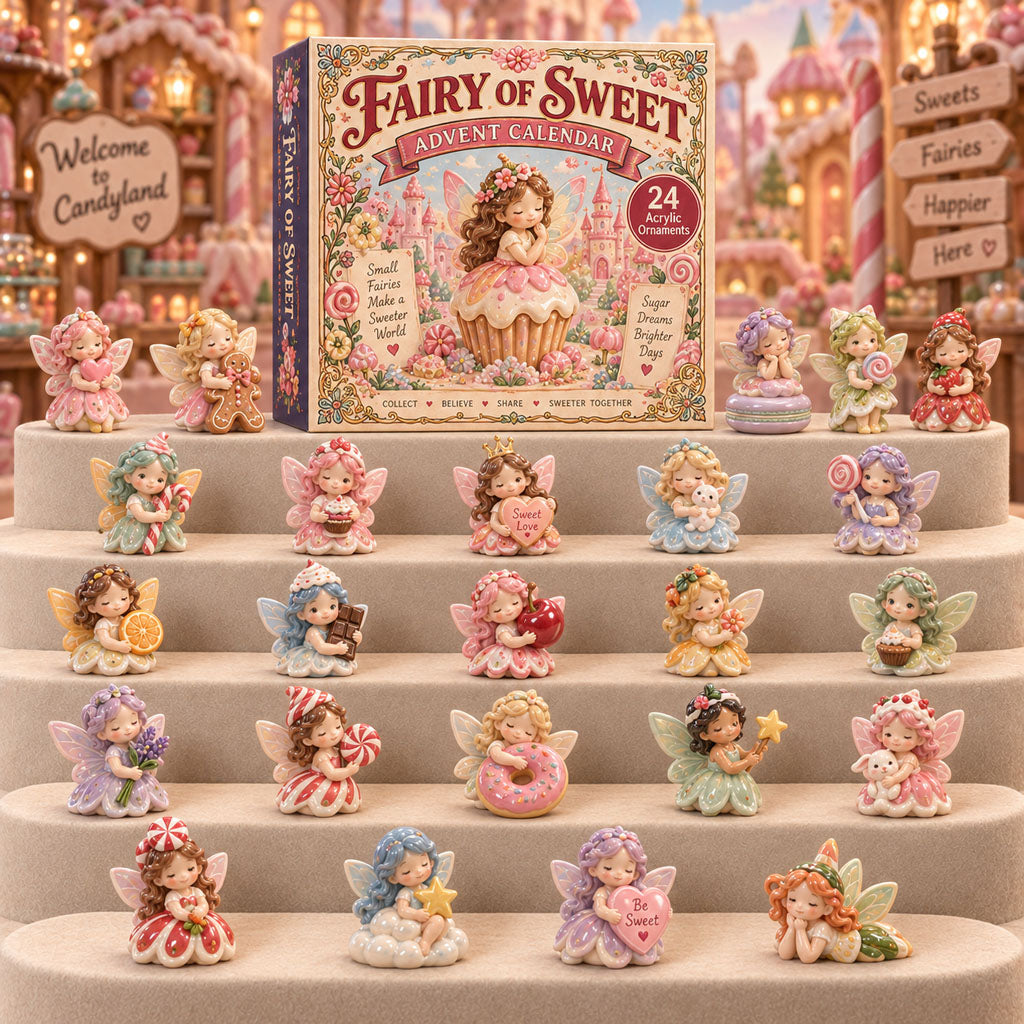 Fairy Of Sweet Advent Calendar 2026 - 24-Day Festive Countdown, Acrylic Charms Blind Box - Gift For Fairies Lovers