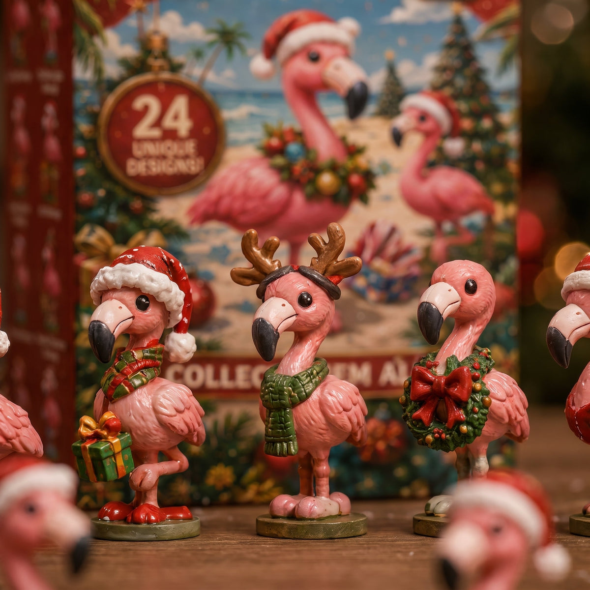 2026 Christmas Flamingo Advent Calendar - Every Day Bring New Suprises