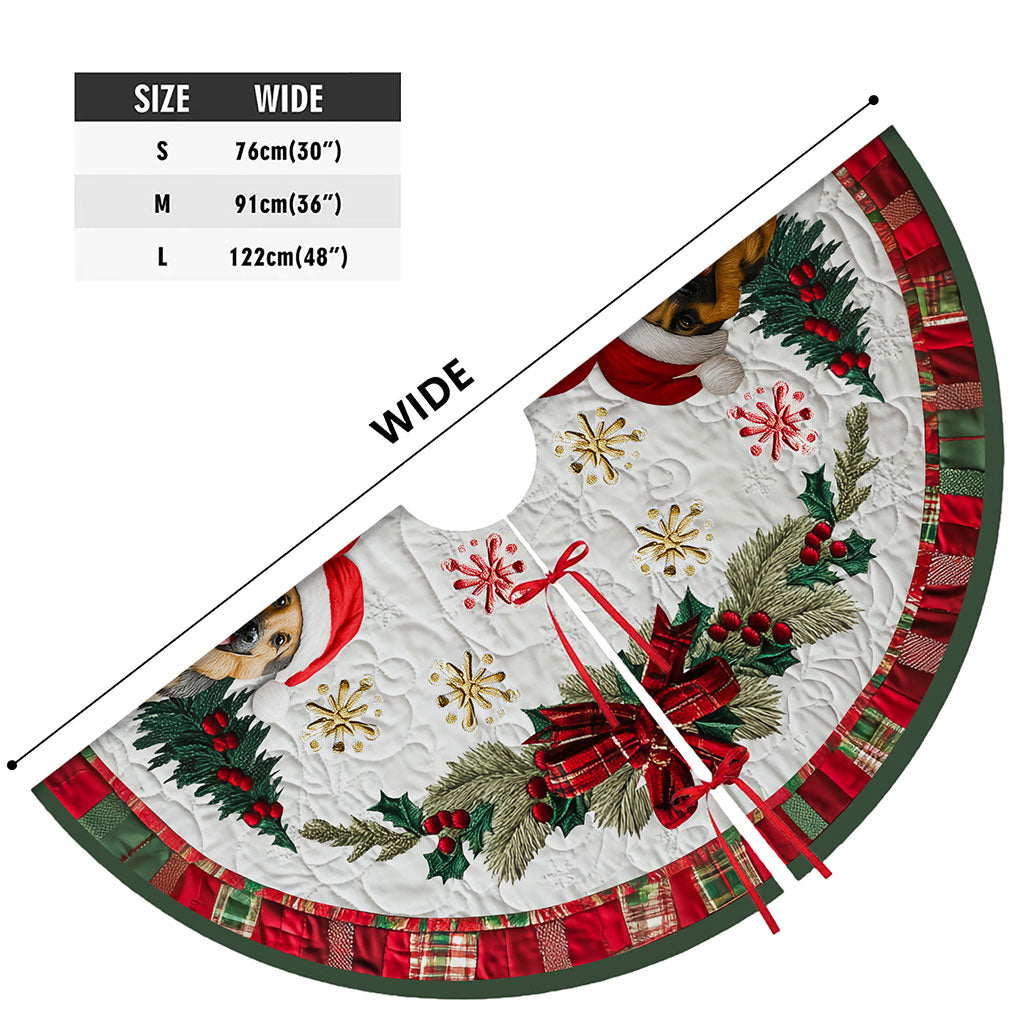 German Shepherd Christmas Tree Skirt UKHA5061101
