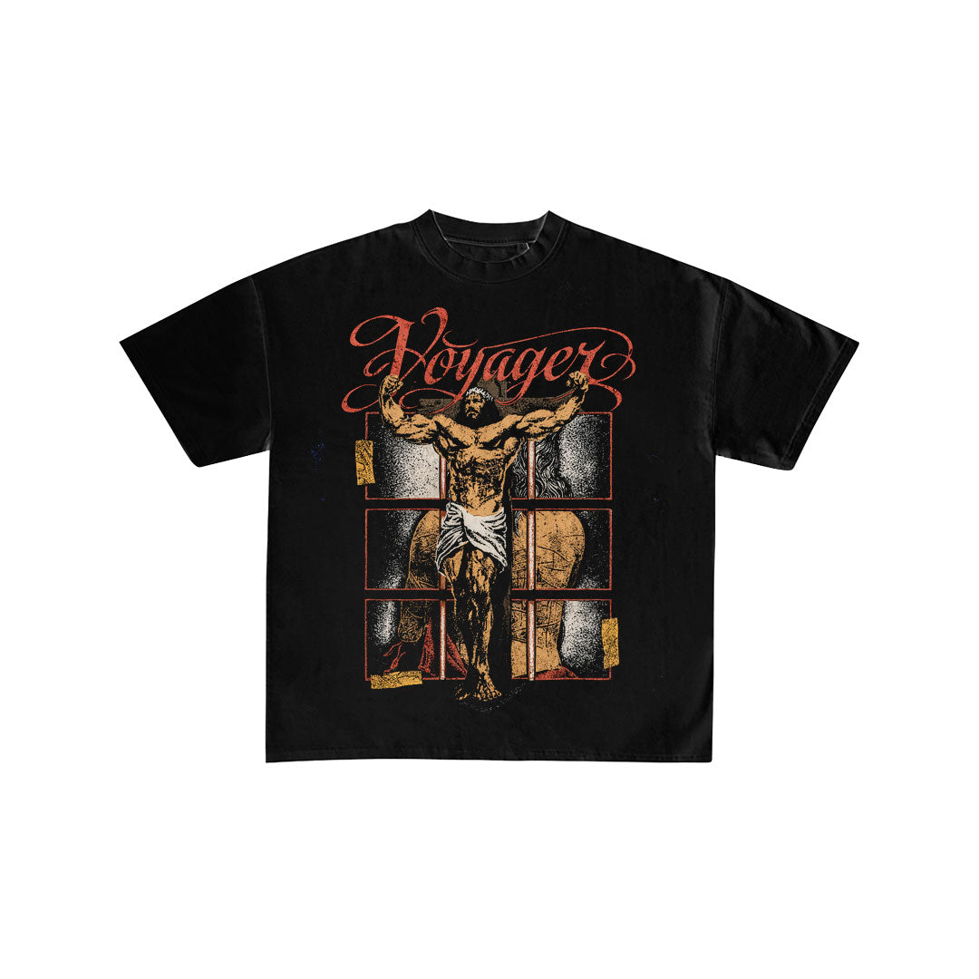 Voyager Jesus Christ Graphic Oversized Streetwear Tee