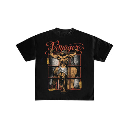 Voyager Jesus Christ Graphic Oversized Streetwear Tee