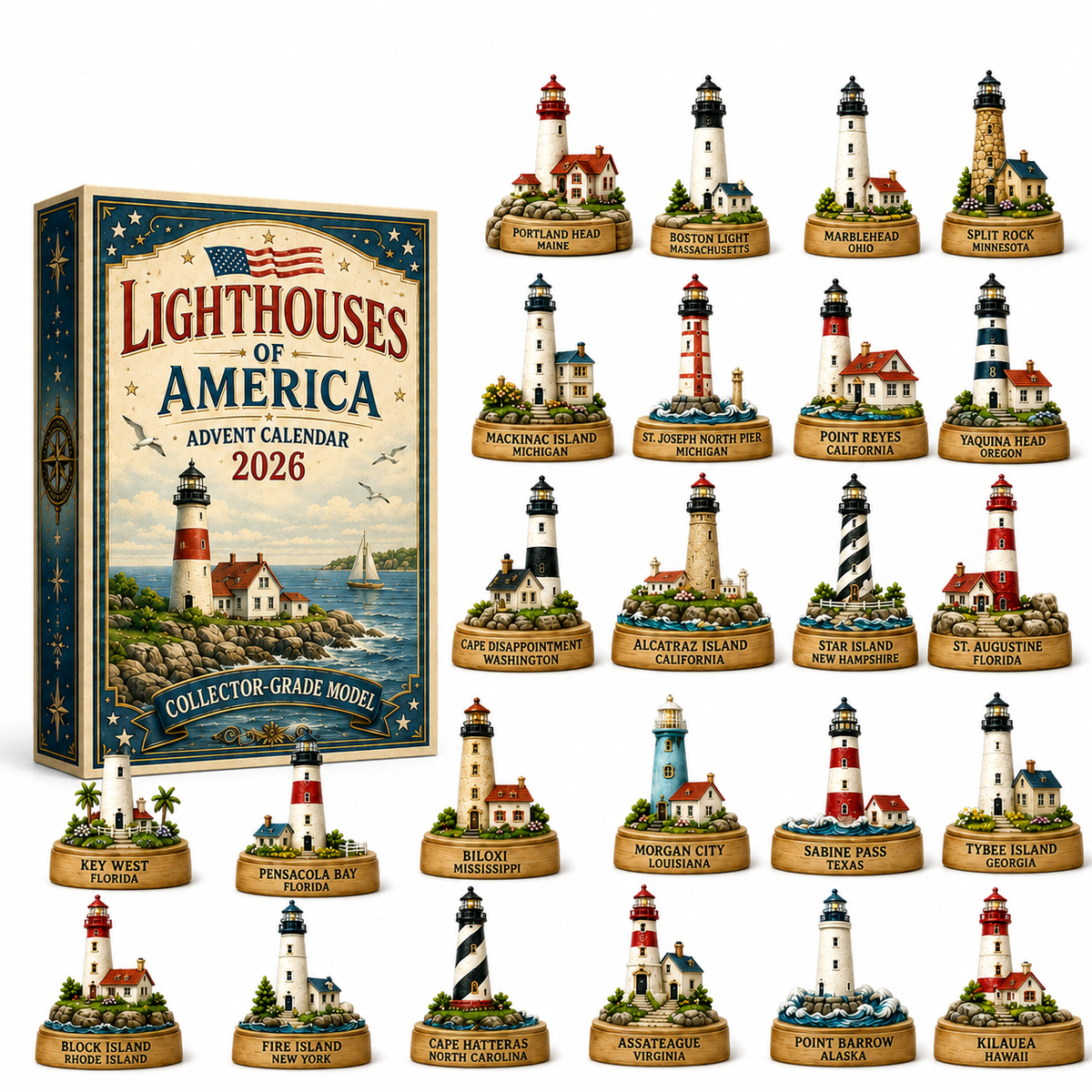 24 Days of Day of Lighthouse America - 2026 Advent Calendar