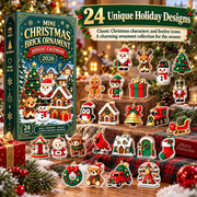 24-Day Mini Christmas - Flat Ornament Advent Calendar