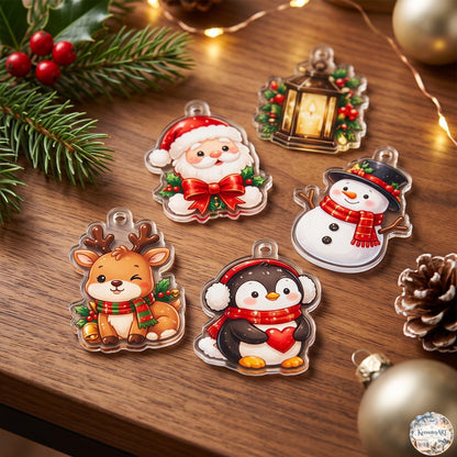Personalized Xmas Icon Advent Calendar 2026 | 24 Day Christmas Blind Box with Custom Cover & 2D Name Charm