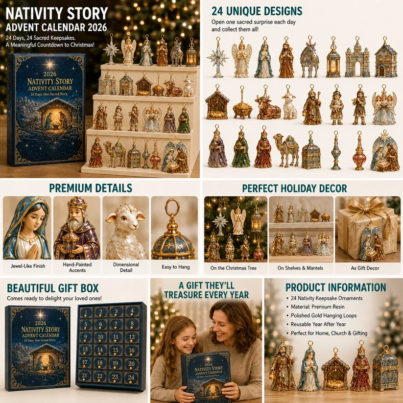 2026 Nativity Story Advent Calendar – 24 Days of Sacred Christmas Surprises